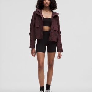 Lululemon Athletica Dark Burgundy Utility Jacket sizexs